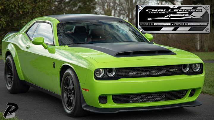 The End of Dodge: Challenger Demon 170 Drive Review