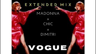 VOGUE (EXTENDED MASHUP) - Madonna x Norma Jean Wright/Chic x Dimitri From Paris