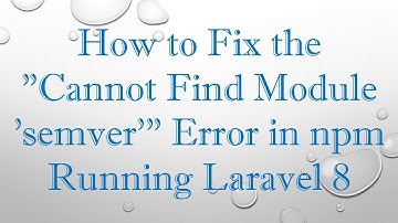 How to Fix the "Cannot Find Module 