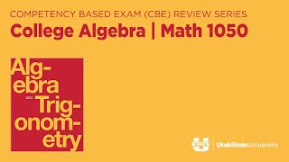 Math 1050 CBE 2 Review Fall 2025