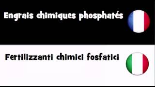 Traduction en 20 langues # Engrais chimiques phosphatés