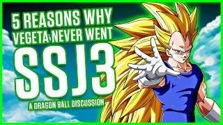 5 reasons why vegeta never learned ssj3 | a dragon ball discussion
