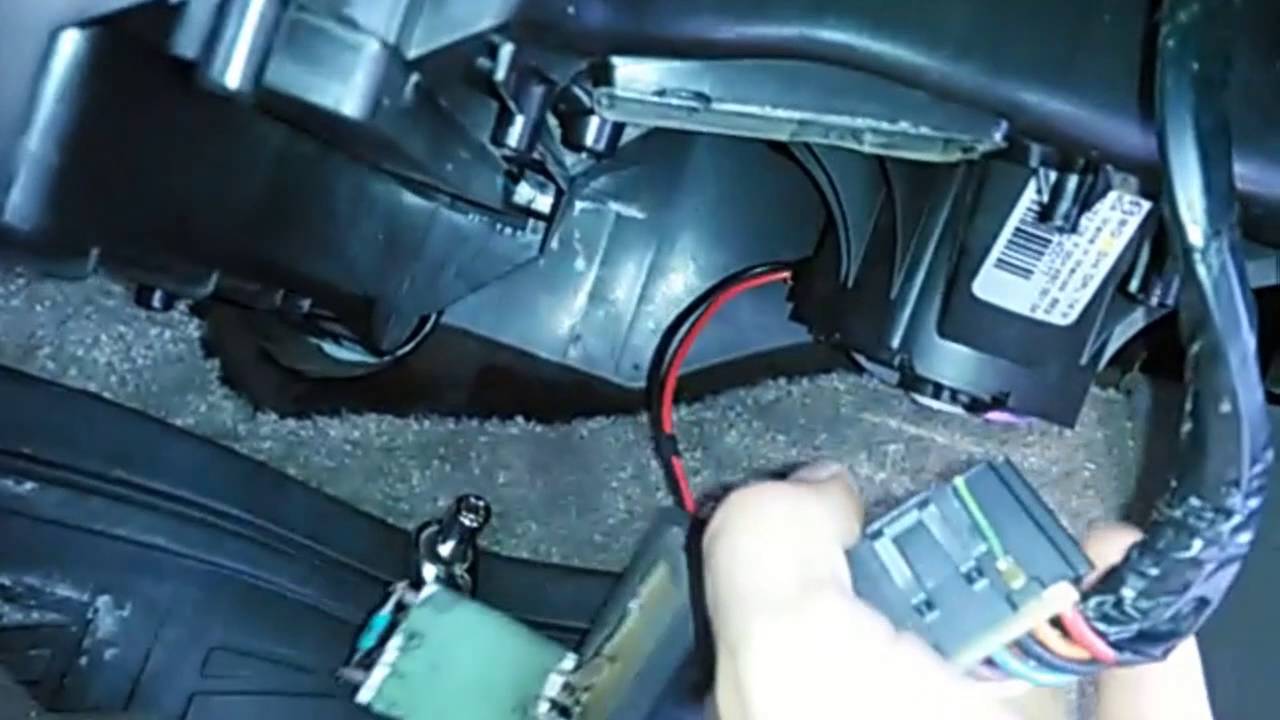 Replacing Blower Motor 2003 Silverado