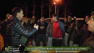 Los vecinos de González Moreno comparten la posición de La Pampa