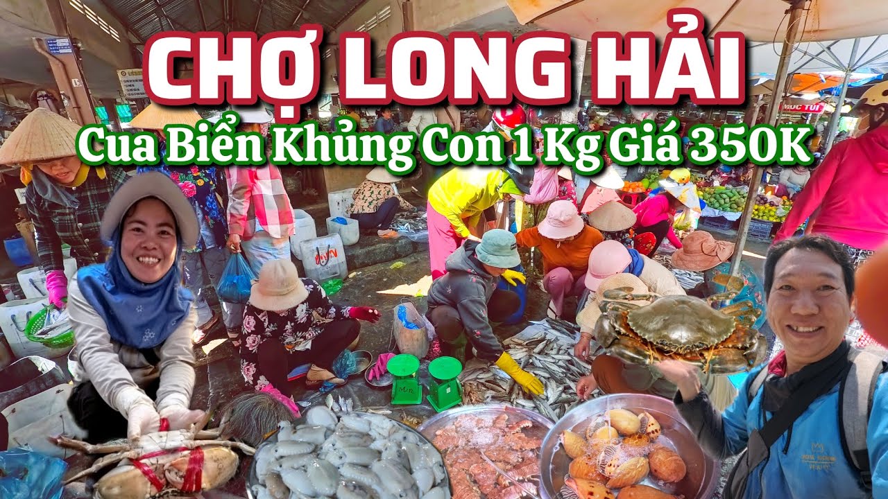 Chợ Long Hải - Cua Biển Khủng Con 1Kg giá 350k