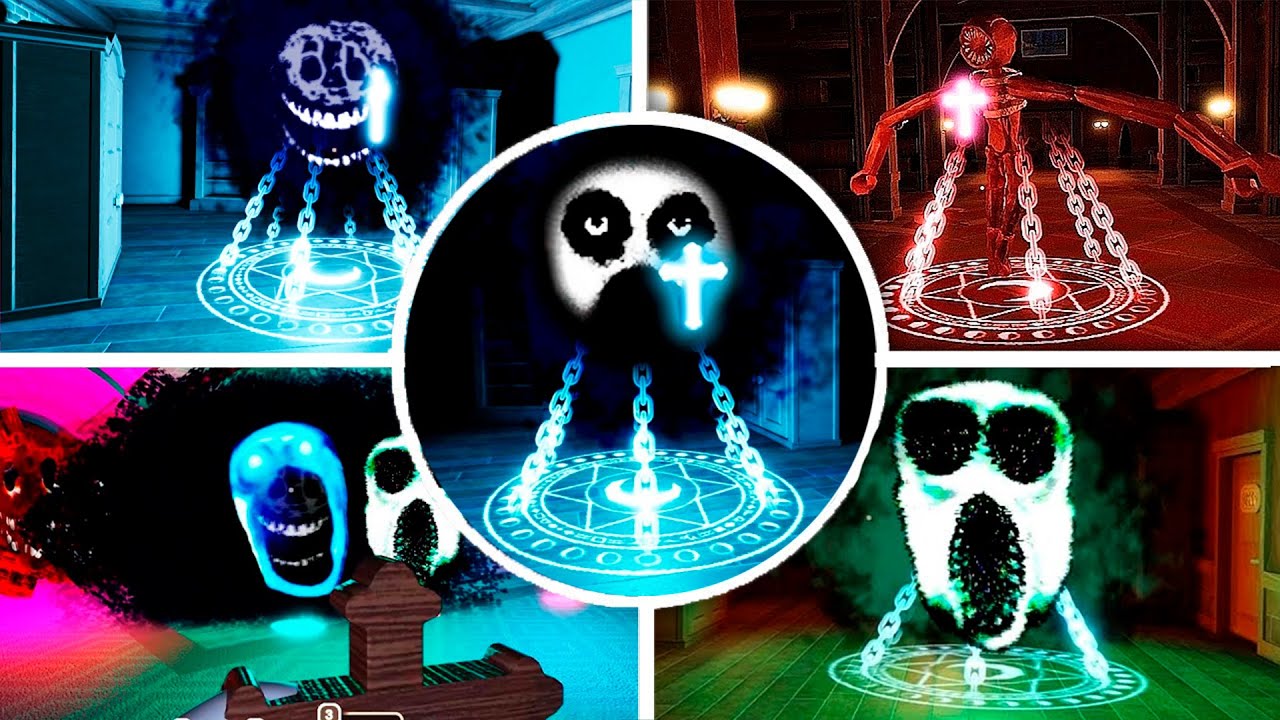 DOORS Hotel Update All CRUCIFIX Uses + New Monsters JUMPSCARES YouTube