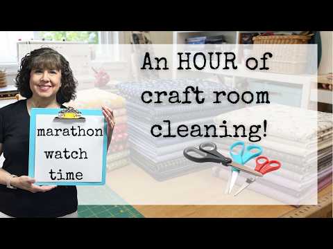 Craft Room Cleaning Marathon:  One HOUR of Detox