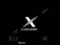 X Logo Design + iPhone Wallpaper | Speed #logo #shorts