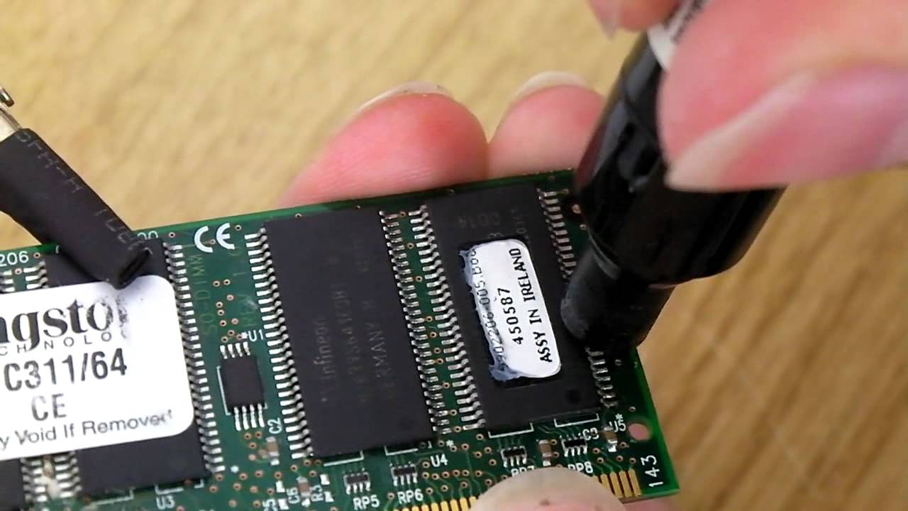 Desolder / Solder 54 PIN RAM Chip YouTube