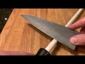 Why you don't hone Japanese knives