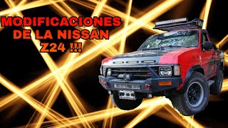 Mostrando las modificaciones de la Nissan Z24