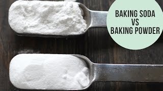 What's the difference between baking soda and baking powder?