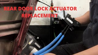 2016-2020 Hyundai Tucson Rear door lock actuator replacement