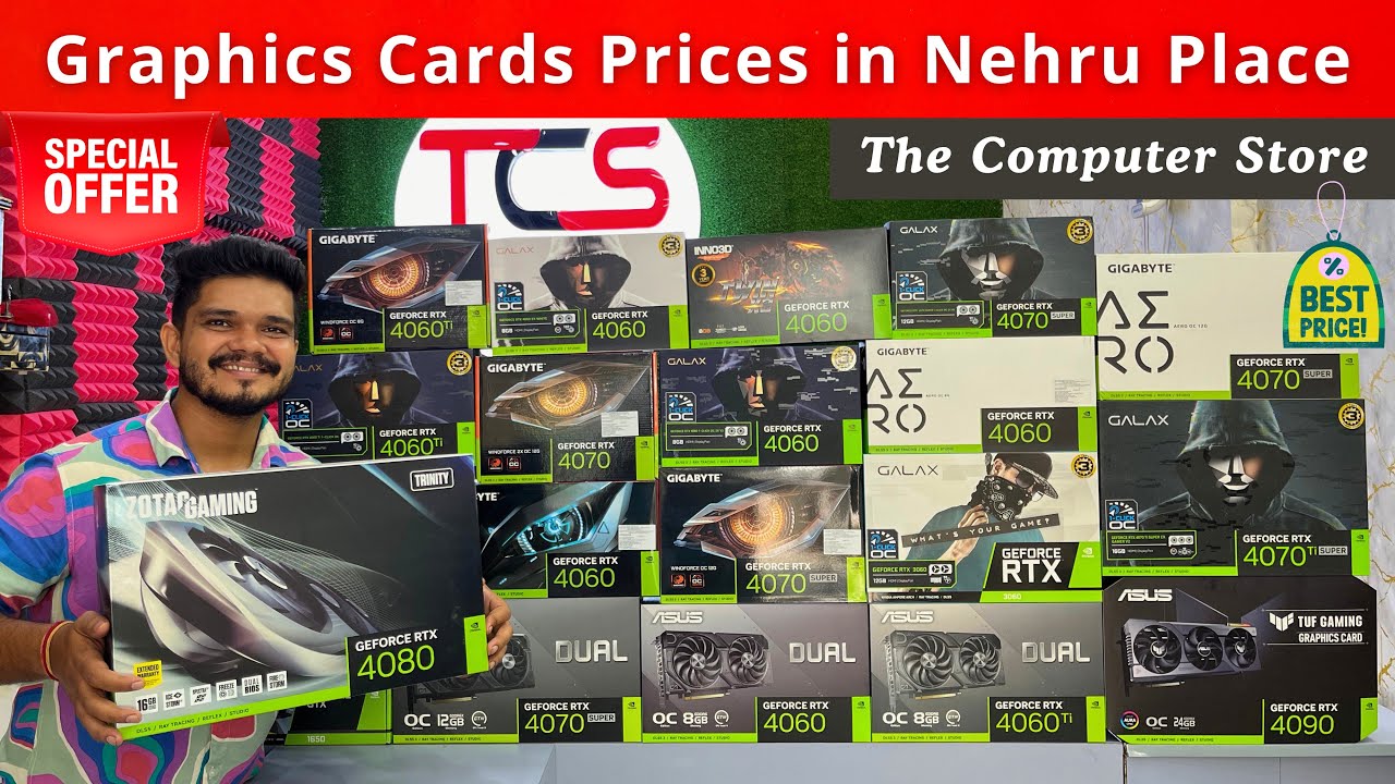 Graphics Cards Prices in Nehru Place Delhi 2024 | The Computer Store 💥 ...