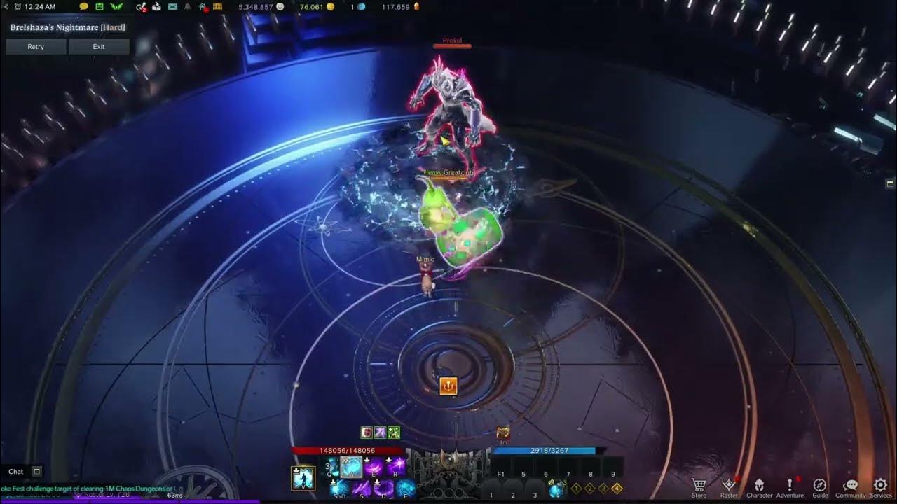Lost Ark Rage Hammer Vs Gravity Training [Lost Ark] Rage Hammer Destroyer vs Prokel Hard Practice (No Potions or