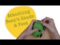 Attaching Bean&#39;s Hands and Feet -  a Sproutz tutorial