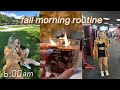 My productive FALL morning routine *6am* | gym, coffee, hike
