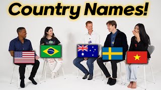 Country Name Differences!! (You don't real coutry names ...)