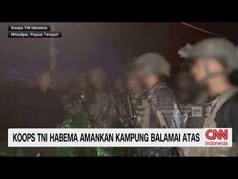 Koops TNI Habema Amankan Kampung Balamai Atas Papua Tengah dari Gangguan Bersenjata