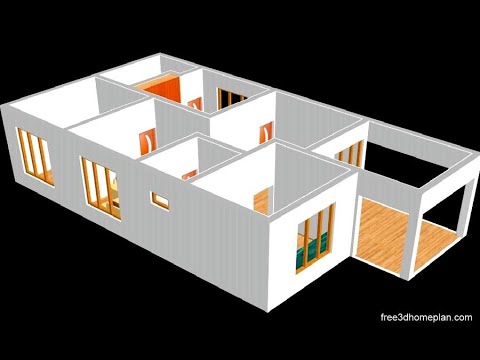 small-house-design-plan-7-x-14m-2-bedroom-with-car-parking-2020