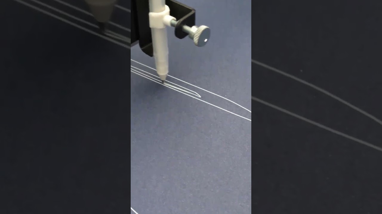 🛫​ Concorde Blueprint by Pen Plotter ✍️ 