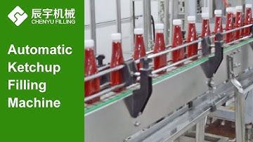 Automatic Ketchup Bottle Filling Machine, Tomato Paste Packing Machine - Chenyu Machinery