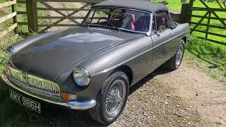 CCHL- MGB V8 Roadster- Jaguar grey - chrome wires