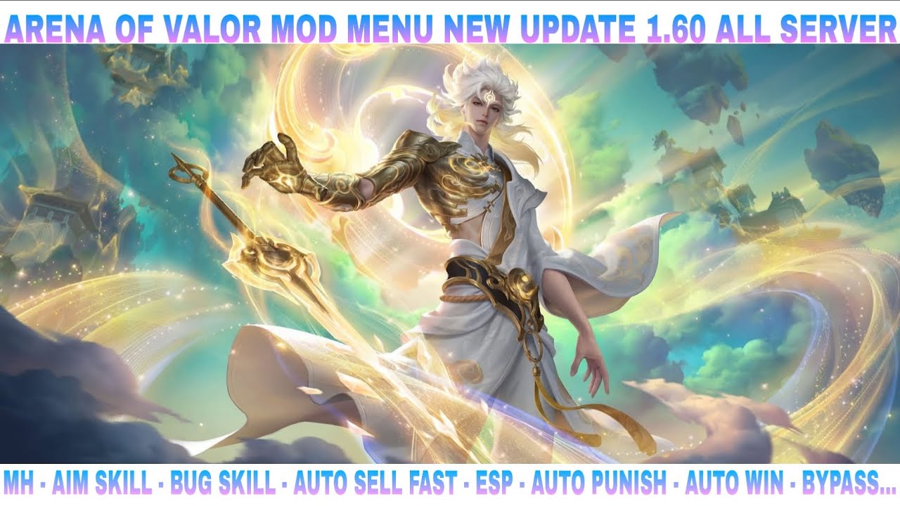 Aov Mod Menu New Update 1.60 | MH, Aim Skill, Bug Skill, Auto Attack Florentino, Esp, Unlock Skins..