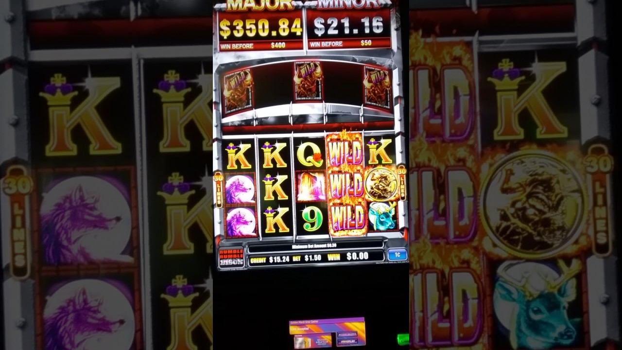 Rumble Rumble Bison Slot Play - YouTube