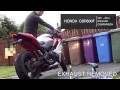 2013 Honda CBR600F - Stock exhaust vs Akrapovic