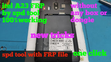 itel a23 jio frp by spd research tool 100% working (free frp file and tool)