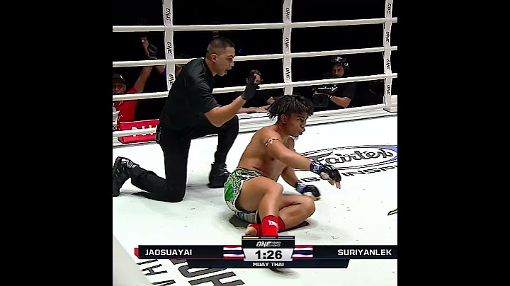 DYNAMITE 🧨 Jaosuayai nearly starches Suriyanlek in Round 1!
