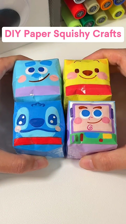 Cute Paper Squishy Crafts idea  #papercraft  #papersquishy  #cutecraft