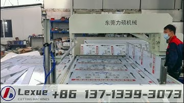 Self-developed automatic vertical foam cutting machine cutting pearl cotton（EPE） video