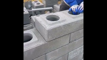 Wall hollow brick block- Good tools and machinery make work easy