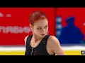 alexandra trusova&#39;s free skate at russian senior test skates