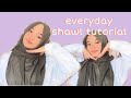 everyday shawl tutorial (2 styles)