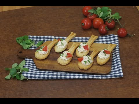 Video: How To Make Original Stuffed Puff Spoons