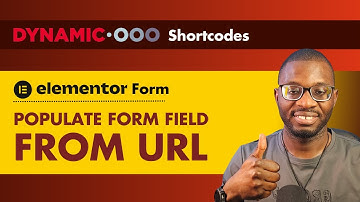Populate Elementor Form Field based on Post URL Parameter using Dynamic Shortcodes