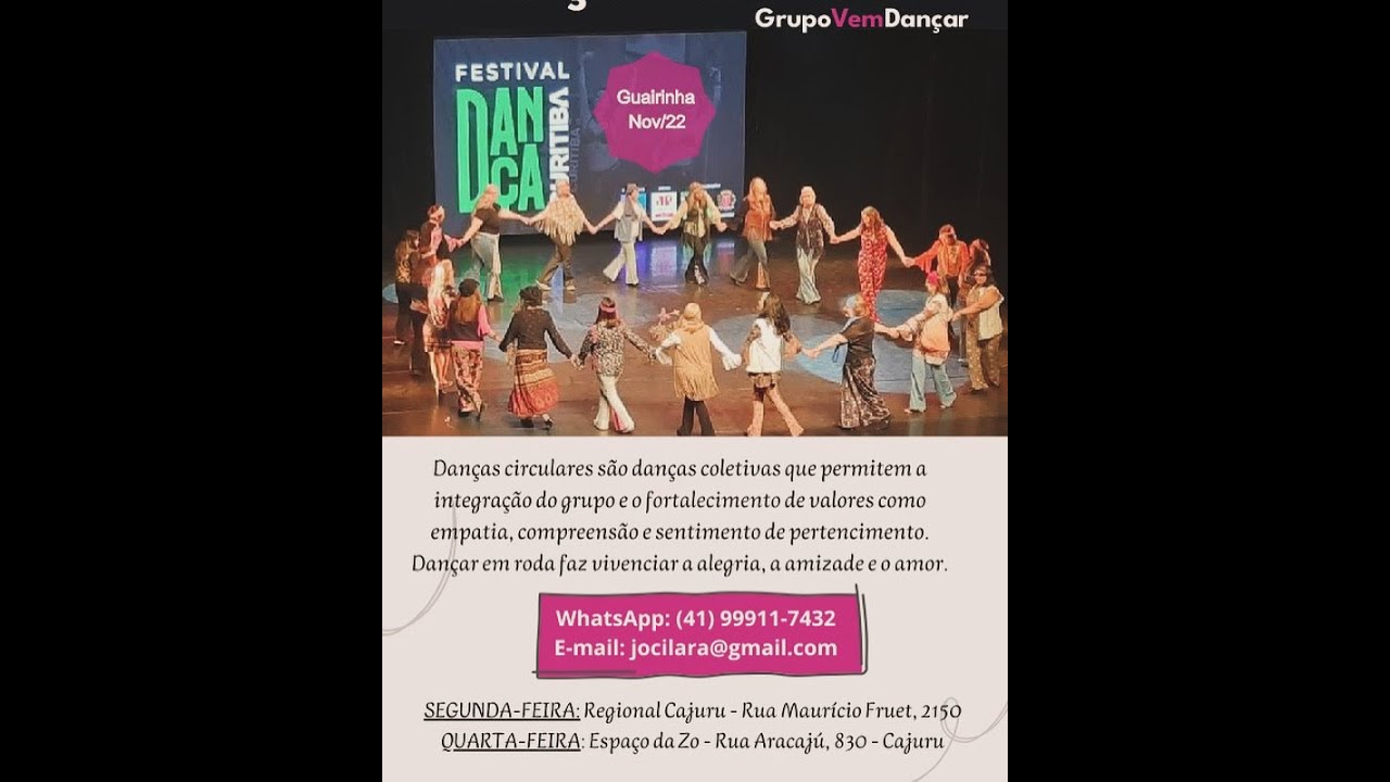 Dança Circular - Passos Basicos - Vídeo 1