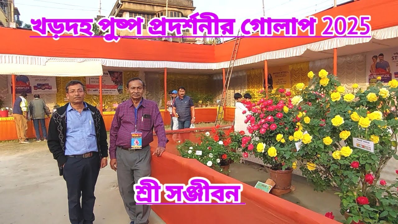 খড়দহ পুষ্প প্রদর্শনীর গোলাপ ২০২৫||Rose Of Khardaha Flower Show 2025||Shree Sanjiban||