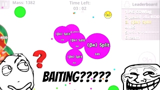 AGAR.IO MOBILE SPLITRUN+EPIC REVENGE BAIT+MAGIC BULLET LOOKS EDIT
