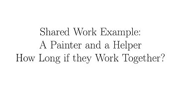 Shared Work: Father and Son Painting a House Together