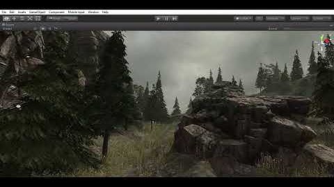 Unity Fog Forest Realistic Lightning