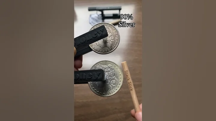 Morgan Silver Dollar vs Copper Fake - Ping Test