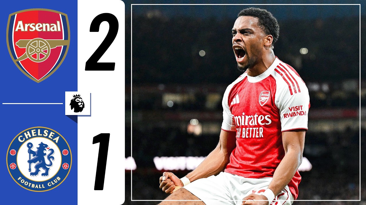 Arsenal 2 vs 1 Chelsea | All Goals and Highlights | Premier League