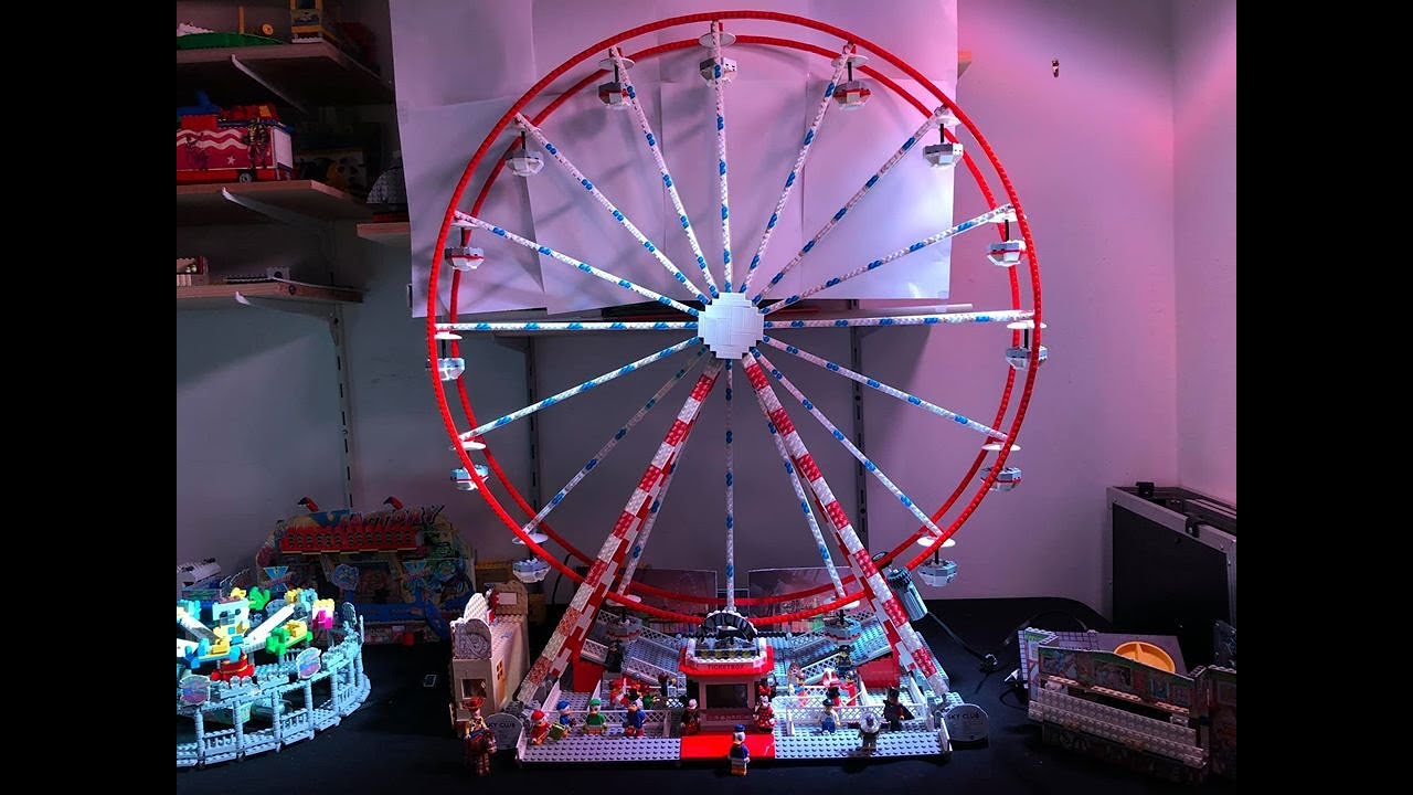 Lego kermis Jorides Reuzenrad (Sky club - Lamberink) - YouTube