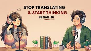 Train Your Brain to Think in English (Stop Translating!)  | Learn English Fast