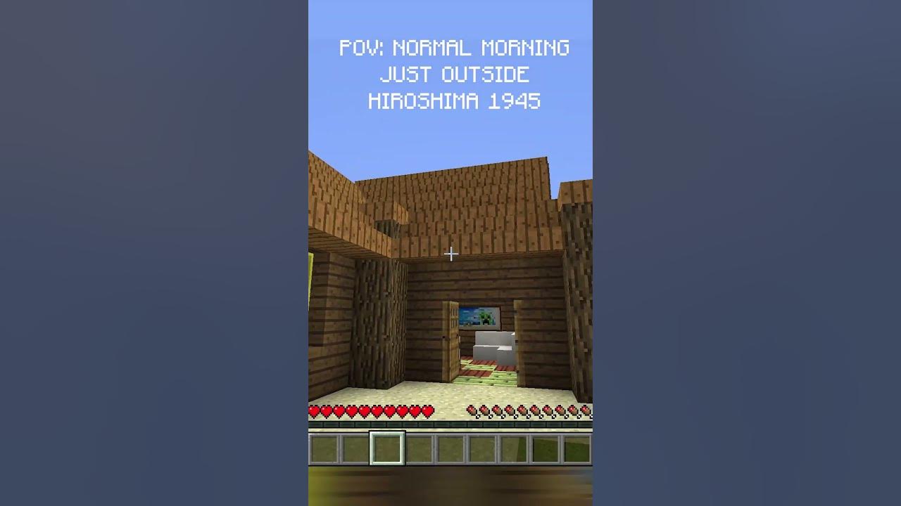 Here comes the sun but it's 1945 #shorts #minecraft #memes
