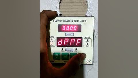 manas flow indicator totaliser